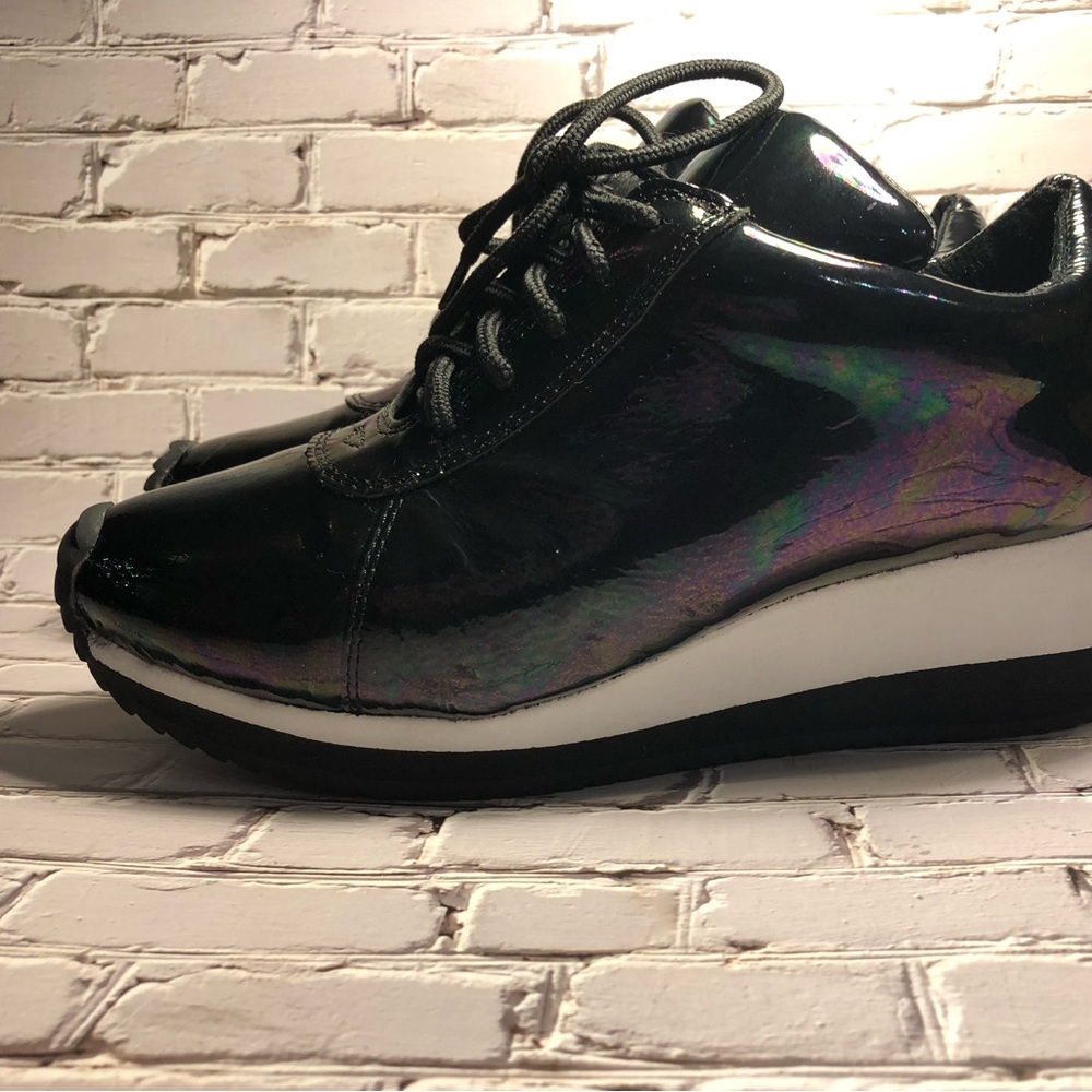Jeffrey Campbell Oil Slick Platform Sneakers - Picture 7 of 11